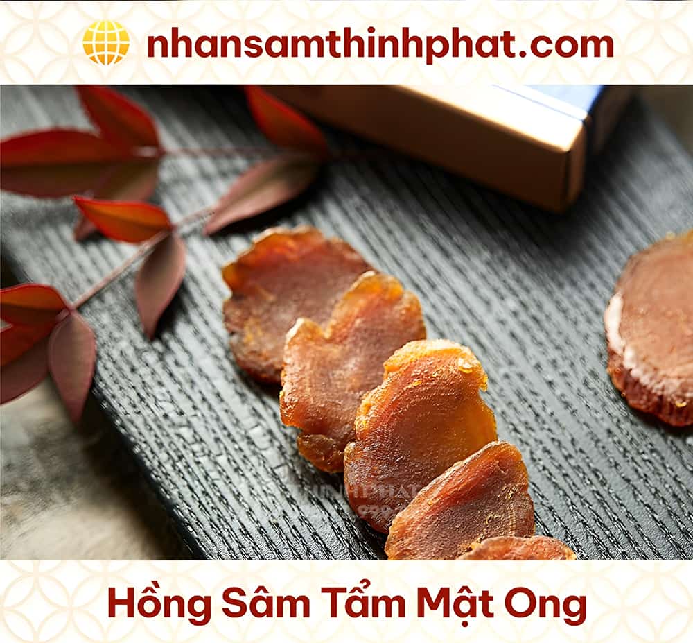 Hồng sâm tẩm mật ong
