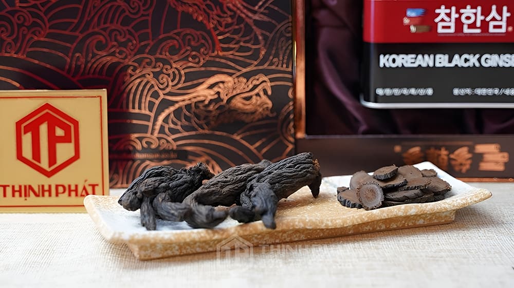 Hắc sâm củ khô Hàn Quốc   