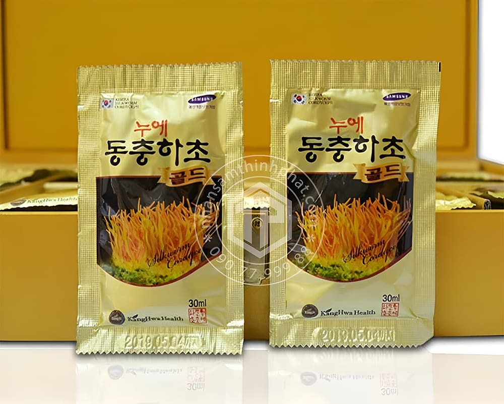 Nước đông trùng hạ thảo là sản phẩm chăm sóc sức khỏe tiện lợi