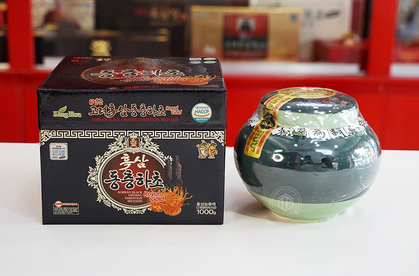 Cao hắc sâm đông trùng hạ thảo Hàn Quốc chính hãng hủ sành 1 kg Cao hắc sâm đông trùng hạ thảo Hàn Quốc chính hãng hủ sành 1 kg