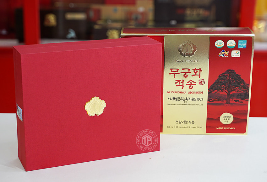 Viên tinh dầu thông đỏ Hàn Quốc Mugunghwa Jeoksong