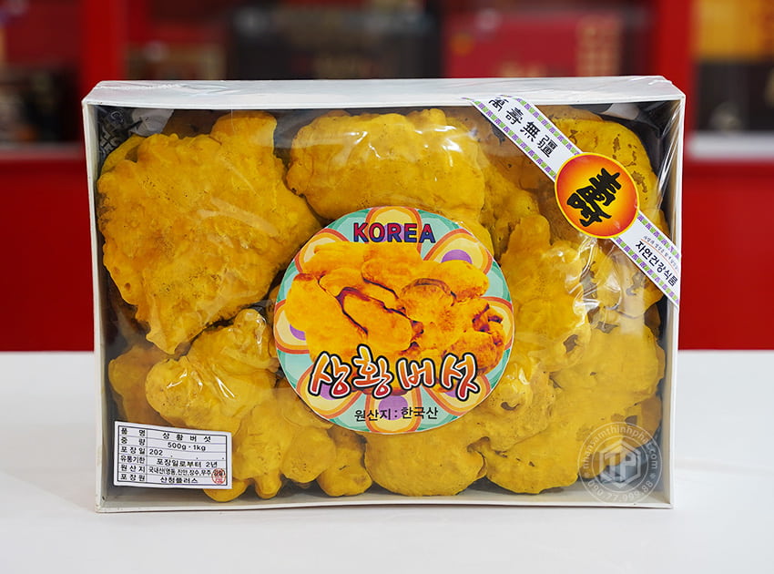 Nấm Thượng Hoàng Hàn Quốc 365 hộp quà tặng 0,5kg