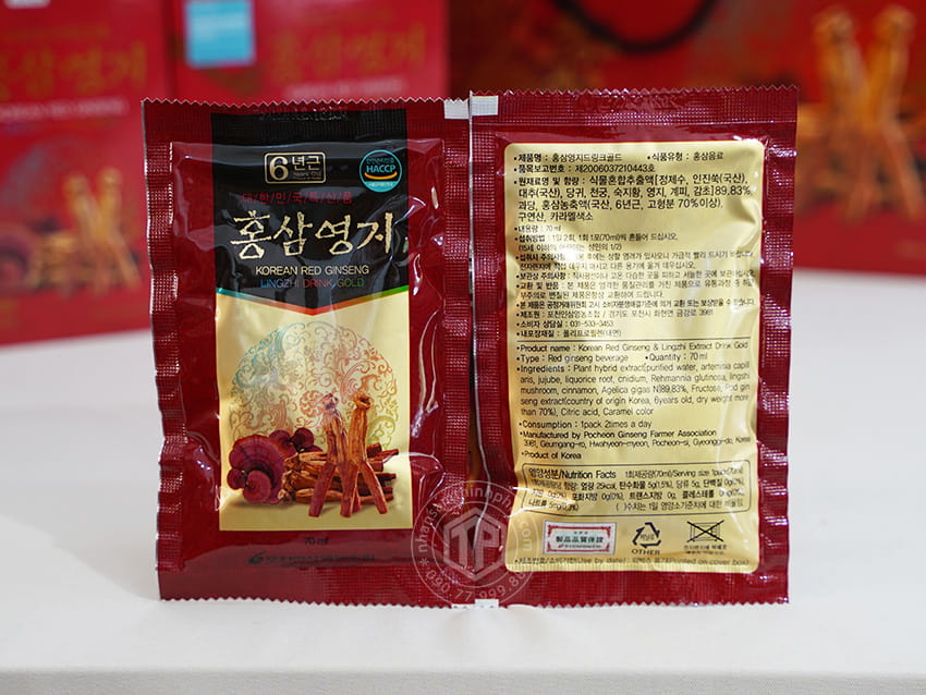 Nước hồng sâm linh chi Hàn Quốc chính hãng Pocheon Nước hồng sâm linh chi Hàn Quốc chính hãng Pocheon