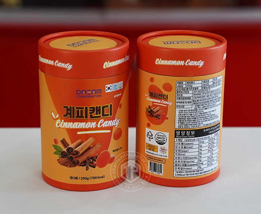 Kẹo quế Hàn Quốc hũ 200g