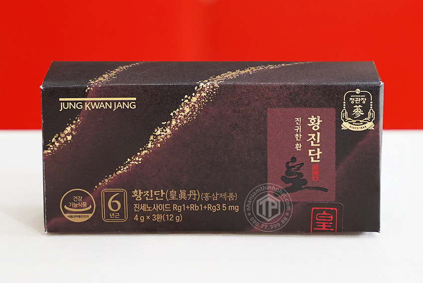 Viên hồng sâm linh đan Chính phủ Hàn Quốc Jung Kwan Jang KGC hộp 3 viên Viên hồng sâm linh đan Chính phủ Hàn Quốc Jung Kwan Jang KGC hộp 3 viên