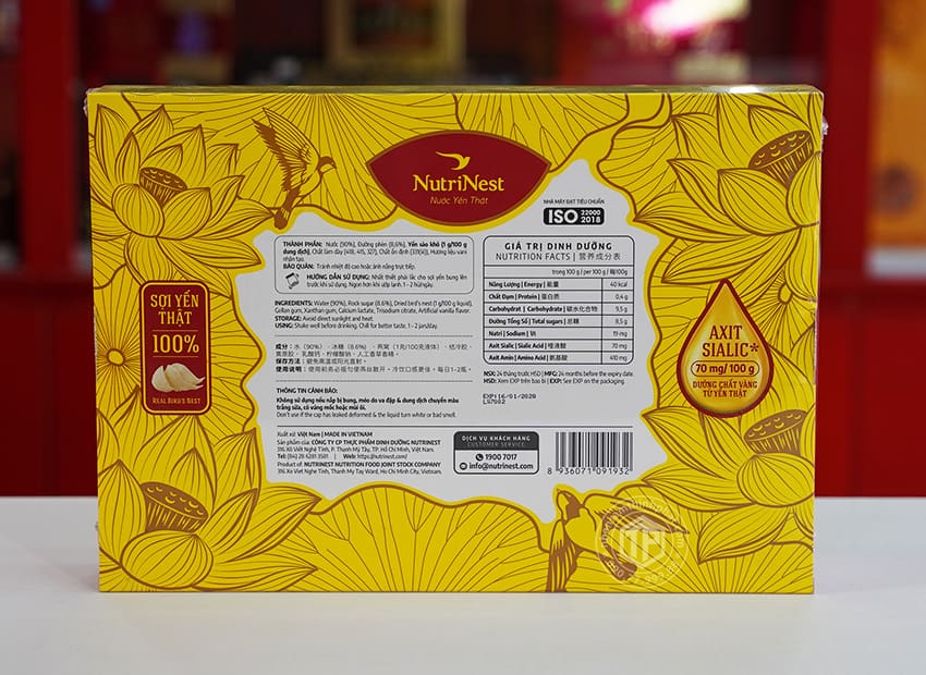 Yến chưng sẵn hộp 6 lọ Gold Bird Silver
